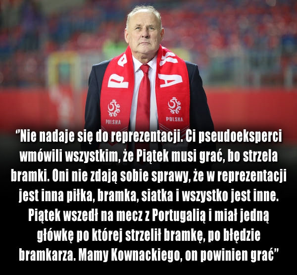 Tak Tomaszewski komentuje powołanie Piątka... :D